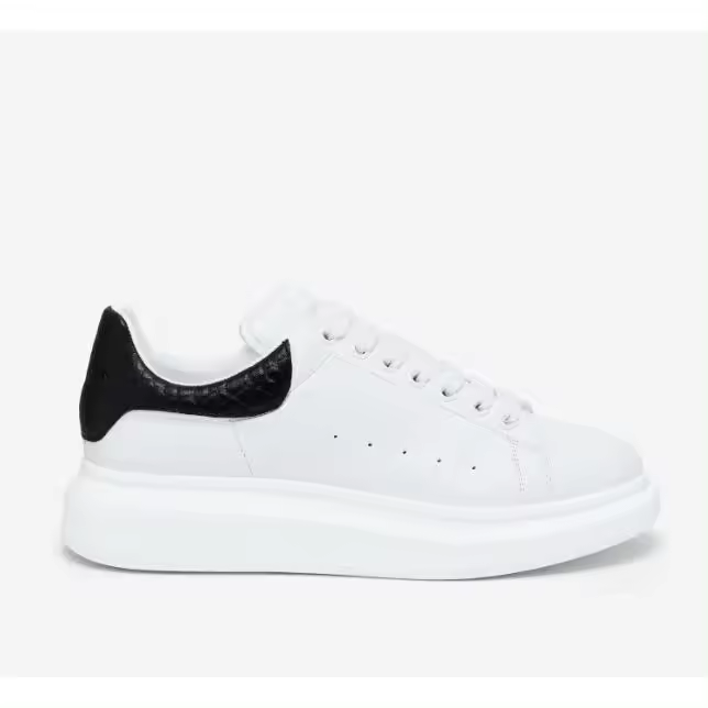 Zapatos blancos mcqueen, zapatos casuales y zapatillas deportivas de moda para hombres y mujeres - 1