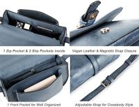 Bolso de hombro para mujer, bolso de hombro de piel sintética para mujer, bolso de mujer con correa de hombro extraíble - details 3