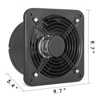 SucceBuy Extractor de ventilación industrial, soplador de aire de escape axial de metal para uso comercial - details 1