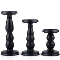 Candelabros creativos de Metal negro, soporte Retro, candelabro Vintage, soporte de vela de arte del hierro, sala de estar para el hogar - details 3