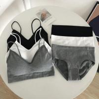 Conjunto Deportivo para Mujeres de Alta Elasticidad Estilo Coreano Push Up sin Anillo de Acero - details 3