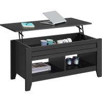 Mesa de Café de Madera MDF para Salón Estilo Elegante para Comedor Tamaño 104.5 x 49.5 x 49-61.5 cm - details 0