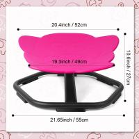 silla oscilante para sentarse y girar, juguetes de equilibrio sensorial, sillas para autismo y TDAH, equipo de juego para - details 14