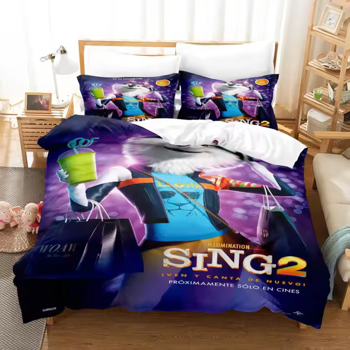 Juego de Ropa de Cama Impresa en 3D 2024 Tamaño de Cama Sencillo, Doble, Rey, Reina - 1