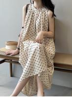 Vestido de Lentejuelas de Verano Vestido Largo A-Línea con Tirantes Estilo Coreano para Mujeres - details 1