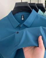 Nueva camiseta personalizada de verano de alta gama para hombre, Polo de marca de moda de negocios de manga corta de color sólido, cómodo y transpirable - details 38