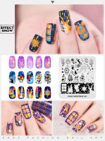 Plantilla de Arte de Uñas KADS T template de Acero Inoxidable con Patrones de Navidad Accesorios de Manicura para DIY - details 4