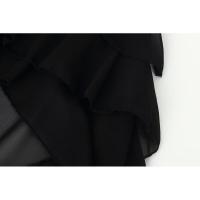 Vestido elegante con volantes y espalda descubierta para mujer, cuello oblicuo, sin mangas, con cordones, dobladillo irregular, largo hasta el suelo, vestidos para mujer de primavera - details 13