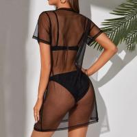 Camisón Sexy para mujer, lencería transparente, ropa de dormir transparente, camisa Sexy, pijama para mujer, conjunto de lencería transparente sólido, lencería - details 6