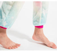 Pijama de dinosaurio Kigurumi para bebé y niño, ropa de franela con dibujos de animales rojos, unicornio, Invierno - details 6