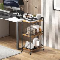 Carrito de Servicio de té con Ruedas con Bloqueo,Carrito de Cocina y Alcohol para Comedor - details 2