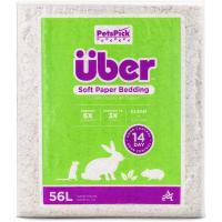 PETSPICK Uber Ropa de cama de papel suave para mascotas para animales pequeños, blanco, 56 L - details 1