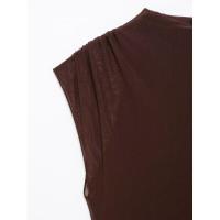 Vestido de malla de seda plisado clásico para mujer nuevo estilo hecho a mano - details 7
