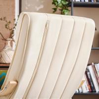 Relax Reposapiernas Sillón de Relax Ajustable Beige 50 x 80 x 90 cm FST16-W - details 6