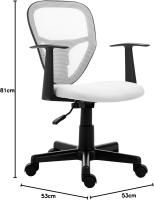 Silla Giratoria para Niños Studio Silla de Escritorio Ergonómica con Apoyabrazos Ajustable - details 19