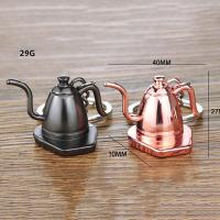 Llavero de Metal 3D creativo con forma de cafetera, Mini llavero con mango de café, llavero creativo con forma de jarra Moka, colgante pequeño - details 28