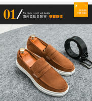 Zapatos de tablero anti-terciopelo de gran tamaño, zapatos de cuero con plataforma de moda. - details 2