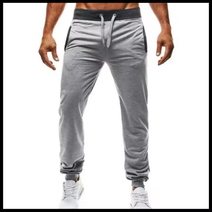 Pantalones de jogging informales para hombre, pantalones deportivos de cintura elástica para exteriores, otoño - 1