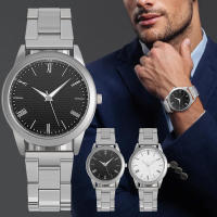 Reloj de pulsera con banda de acero para hombre, nuevo reloj de moda de aleación - details 1