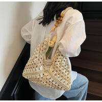 Popular Beach Vacation Nuevo bolso de hombro tejido versátil para mujer, bolso portátil. - details 8