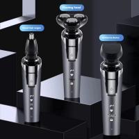 Afeitadora Eléctrica Portátil Multifunción, Batería De Larga Duración, Cuchillo Para Hombres - details 2