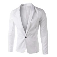 Traje de Trabajo Vintage Blazer Casual para Hombres Ajuste Delgado Moda de Primavera-Verano - details 7