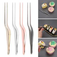 Pinzas de acero inoxidable con forma de codo para cocina, 1 piezas, para hornear, decoración de pasteles, Sugarcraft, Clip, cuentas de caramelo, Fondant, herramienta de decoración de flores - details 0