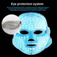 Máscara De Luz LED Para El Rostro Con Carga USB 7 Colores Terapia Fotónica Belleza Anti-Edad Rejuvenecimiento Piel Blanqueadora Cuidado De La Piel - details 11