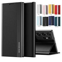 Funda de cuero de lujo con tapa para Samsung Galaxy S25 S24 S23 S22 S21 S20 Ultra Plus S23 S21 S24 FE Note 20 Ultra 10 Plus - details 4