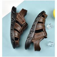 Zapatos Informales De Piel Auténtica Para Hombre, Sandalias Clásicas De Alta Calidad, Zapatillas Transpirables Para Caminar Al Aire Libre, Ideales Para El Verano - details 26