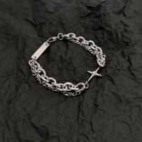 Pulsera Vintage de estrella de seis puntas para mujer y niña, joyería de fiesta a moda, brazalete Punk de Hip Hop, pulseras con colgante para pareja, anillo de regalo - details 14