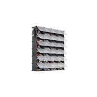 Zapatero, 24 Compartimentos (3 x 8) para 48 Pares, Armario Paneles de Plástico, para Dormitorio Sala de Estar, Recibidores, Negro, Modular, Estantería, 30 x 40 x 30 cm Cada Cubo - details 13