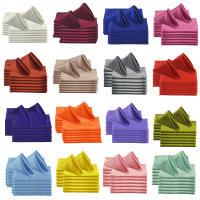 60 piezas de tela suave para restaurante, cena, café, té, toallas de 50x50cm, servilleta de satén para decoración de fiesta de cumpleaños y boda, servilletas de Navidad - details 6