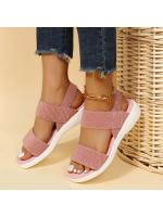 Sandalias de Punta de Tela Elástica para Mujer Zapatos Ligeros para Caminar, Comodidad de Talla Grande para el Verano - details 4