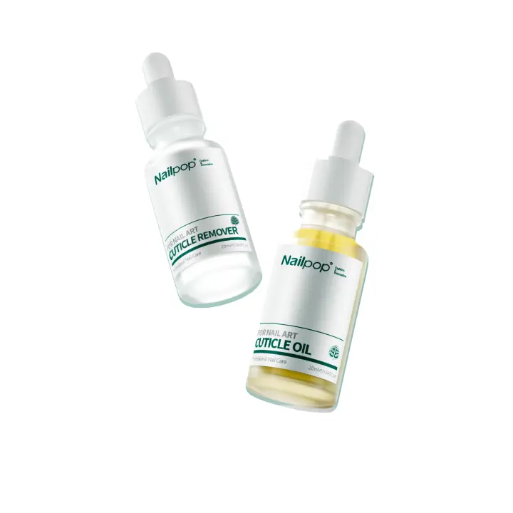 Nailpop-Juego de aceite y removedor de cutículas, Kit profesional de cuidado de uñas 2 en 1 para fortalecedor de cutículas, suaviza la manicura reparadora - 1