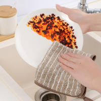Trapos especiales de cocina, toallas absorbentes de aceite antiadherentes para el hogar, manteles que no dejan pelusa, paños de limpieza para lavar platos, paquete de cinco - details 2