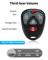 Alarma de Bicicleta Inalámbrica 110dB Resistente al Agua para Exteriores Control Remoto Alarma de Vibración para Motocicleta Protección de Seguridad - details 8