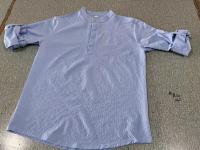 Camisa Manga Larga Stand Cuello Abierto Botón Piña Check Camisa Hombre Camisa Casual - details 9