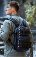 Mochila para señuelos de pesca con soporte para caña, bolsa para aparejo de acampada, caza al aire libre, senderismo, accesorios para cajas de peces, mochila táctica - details 3