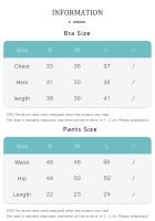 ZHUMU GYM Conjunto de Yoga de Verano de Dos Piezas Chándal de Gimnasio para Mujeres - details 1