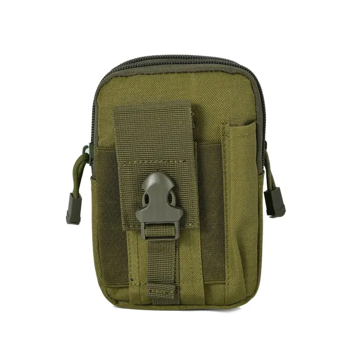 Riñonera táctica Molle para hombre, bolsillo pequeño, militar, Camping - 1