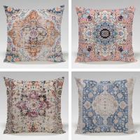 Fundas de Almohada de Lujo de Estilo Persio Cojines Geométricos Étnicos para Decoración de Sofá Vintage - details 0
