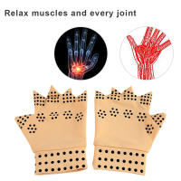 Guantes de compresión para artritis, manoplas magnéticas para terapia de salud sin dedos, soporte deportivo para la muñeca - details 5