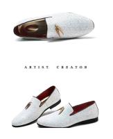 Zapatos Casuales Para Hombre Mocasines Moda Fiesta Vestido de Cuero Casual Zapatos de Lujo para Hombre - details 8
