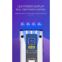 MINI linterna LED recargable portátil para exteriores, lámpara de servicio de emergencia con linterna magnética potente de largo alcance para pesca - details 11