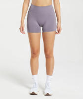Pantalones cortos sin costuras para mujer, ropa de medio pantalón suave para Fitness, Yoga, gimnasio, correr y bicicleta, novedad - details 23
