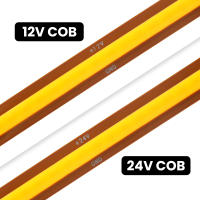 Tira de luces LED COB de 12V y 24V CC, cinta Flexible de alta densidad para decoración de habitación, retroiluminación, 3000-6000K, lineal regulable - details 3