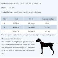 Juego de arneses con correas para perro y gato, chaleco de entrenamiento al aire libre, ideal como regalo para perros pequeños, medianos y grandes - details 6