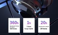 Auriculares inalambricos diadema Fitness exterior deporte Ordenador juegos audio cancelación ruido Bluetooth microfono - details 11