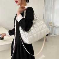 Bolso cruzado de algodón para mujer, bolsa de hombro de gran capacidad, a la moda, estilo Boston - details 14
